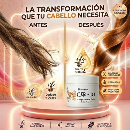 CeraLuxe™️ – Tratamiento Intensivo para Cabello Seco, Maltratado y con Frizz